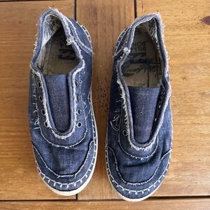 Billabong Denim Slip-On Sneakers Kids Size 7